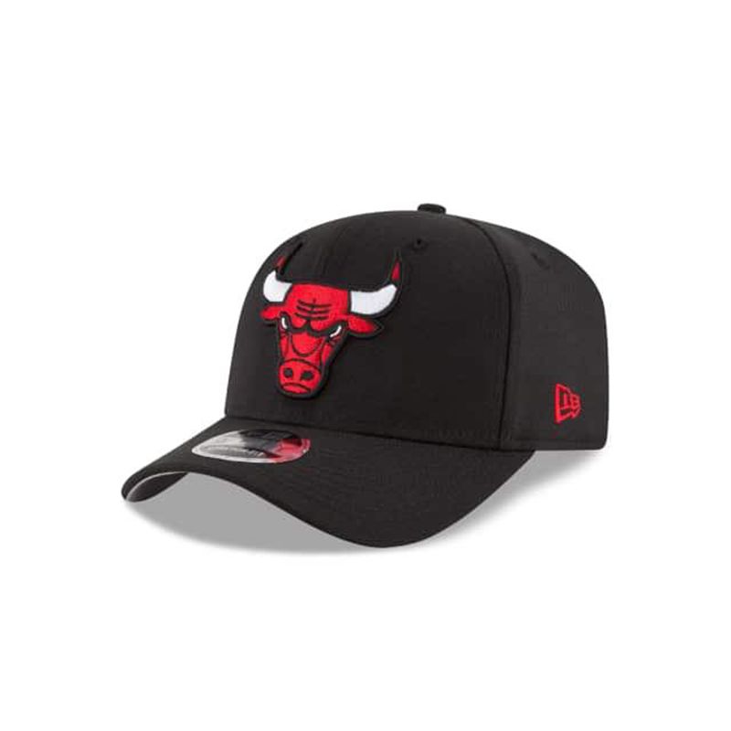 NBA Chicago Bulls Stretch Snap 9Fifty Snapback (HRG0333) - Black New Era Caps